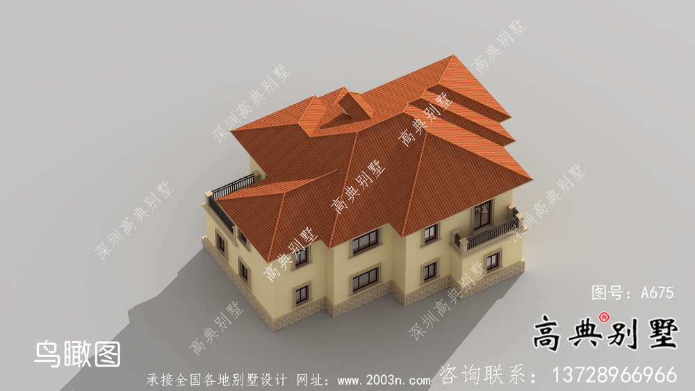 最新二層小洋樓別墅設計圖紙大全