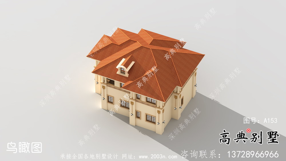 中小型兩層鄉村獨棟別墅整套圖