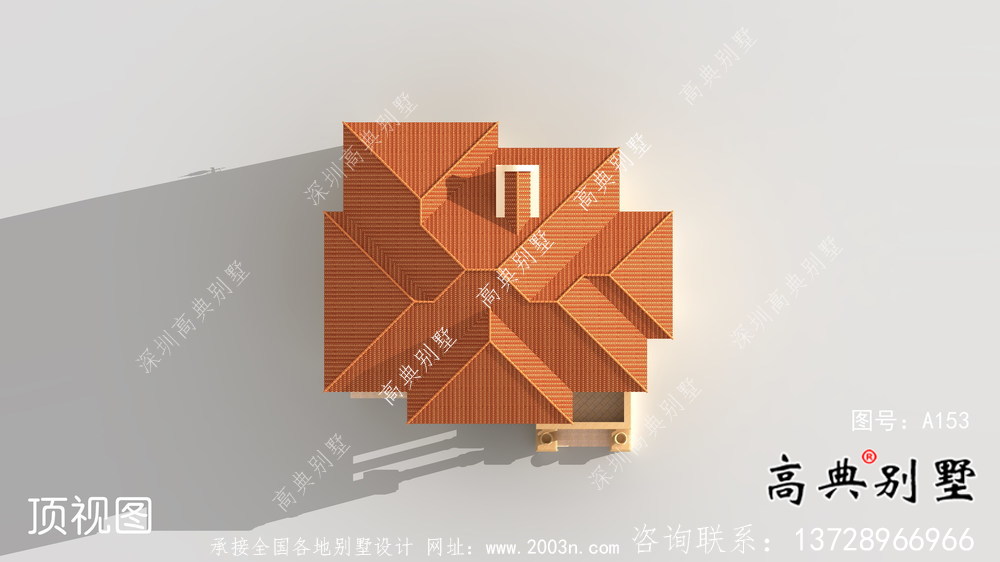 中小型兩層鄉村獨棟別墅整套圖