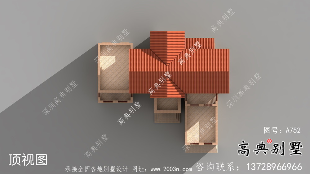 全套農村歐式三層別墅自營住宅設計效果圖紙