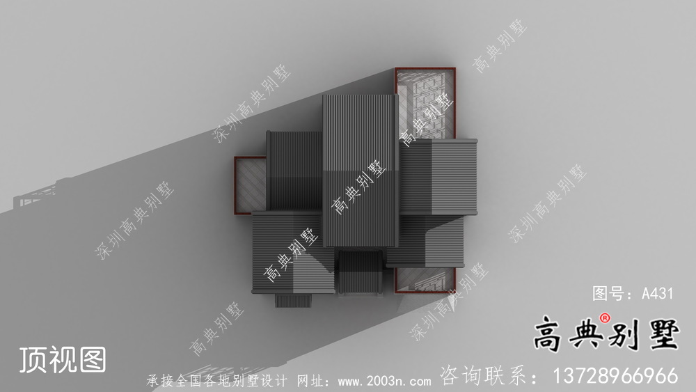 鄉村三層房屋設計圖及設計效果圖