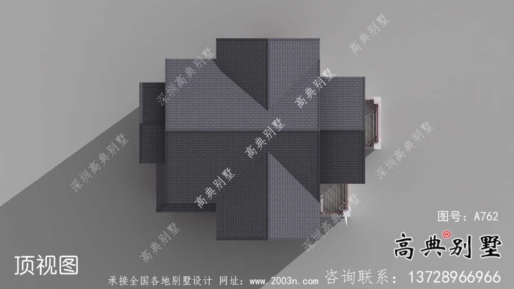 三層東南亞風格別墅設計圖紙