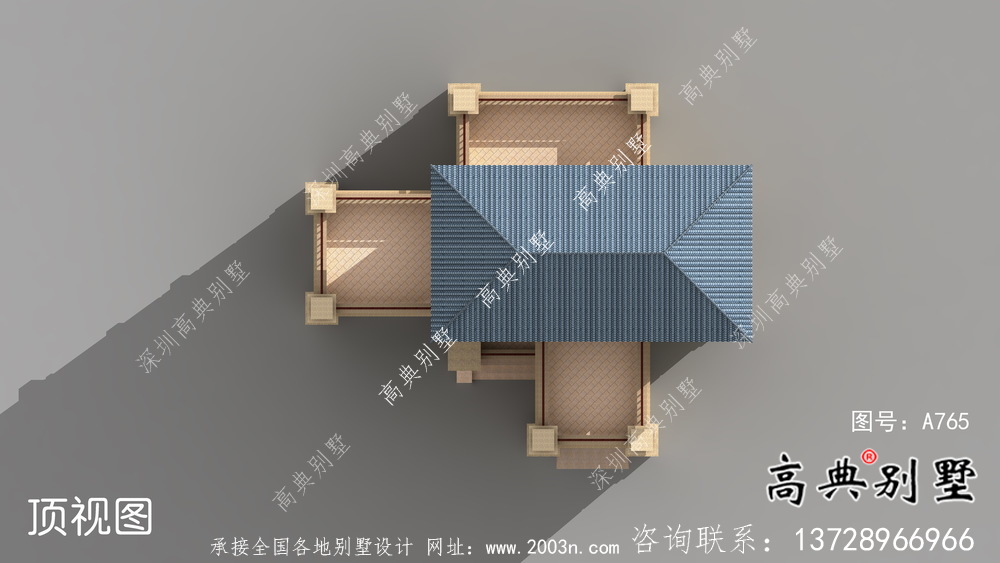 清新四層歐式別墅最新設(shè)計效果圖紙
