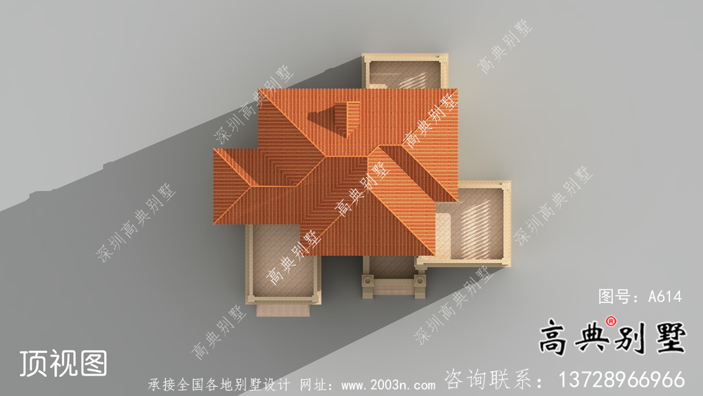 最新款法式風格復式獨棟別墅整套圖