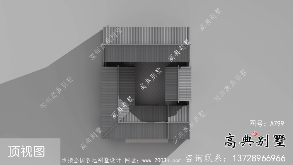 新中式別墅自建新農村三層工程建筑工程圖紙整套