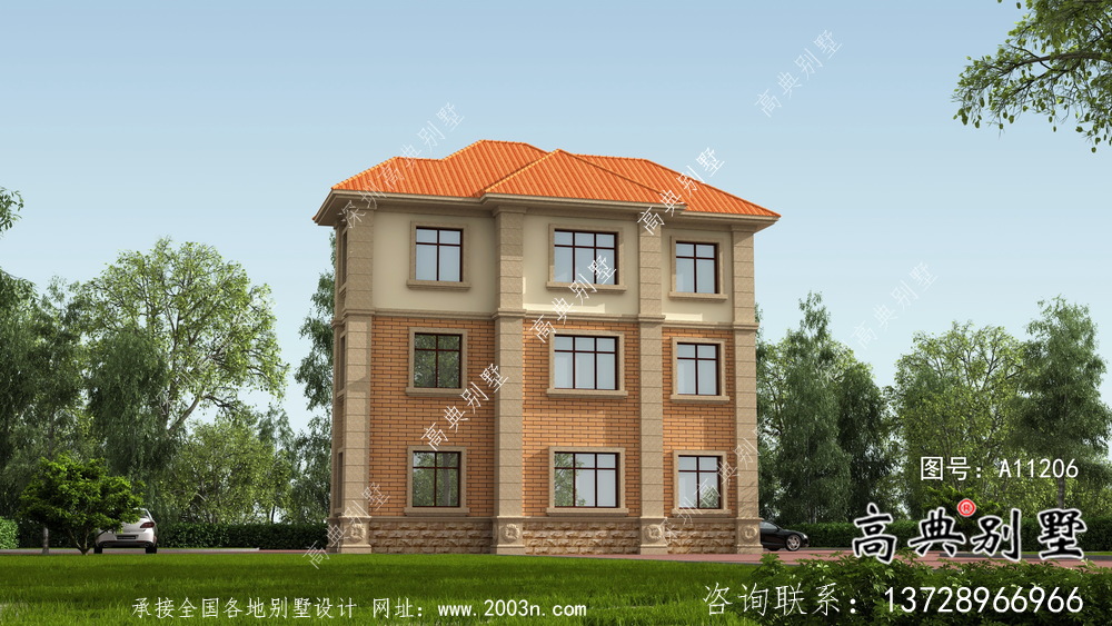 精致豪華含房屋設計圖紙+結構