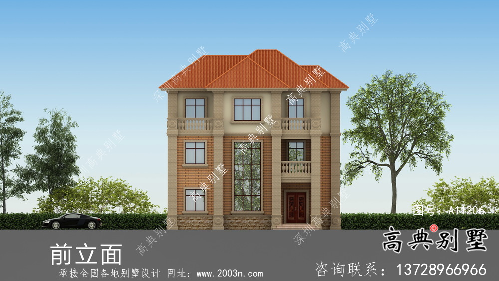 精致豪華含房屋設計圖紙+結構