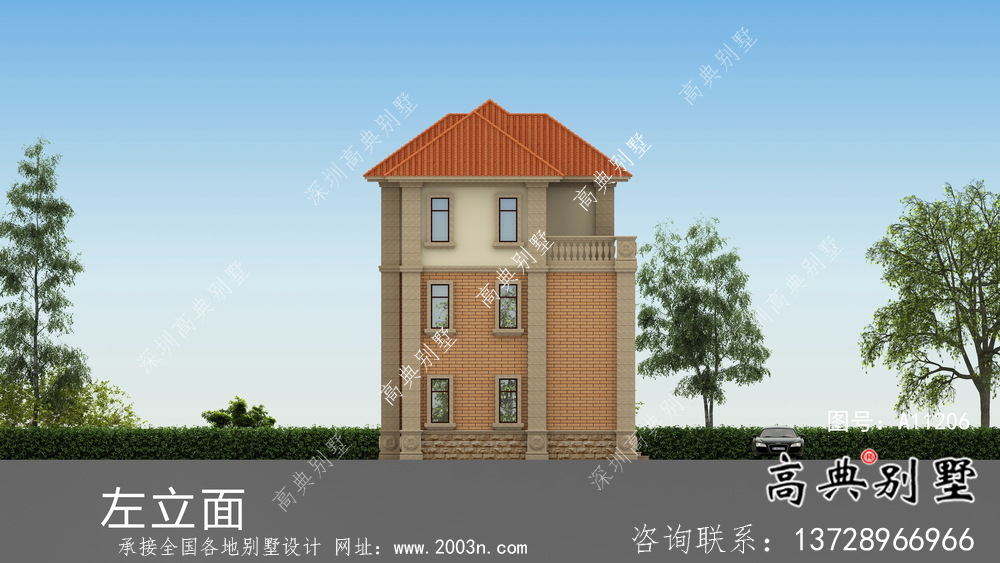 精致豪華含房屋設計圖紙+結構