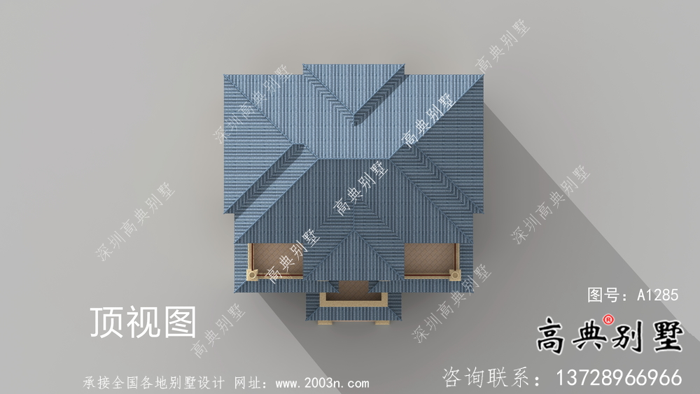意大利風格的五層別墅效果圖