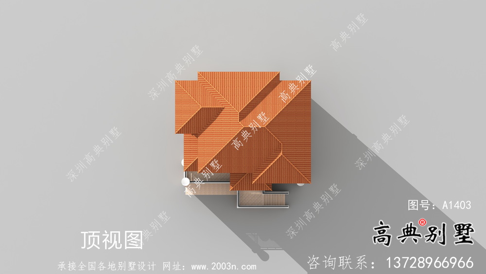 兩層帶地下室意大利風格別墅建筑設計圖