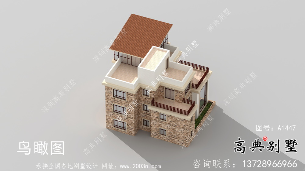 精美大氣的現代簡約風格別墅設計效果圖