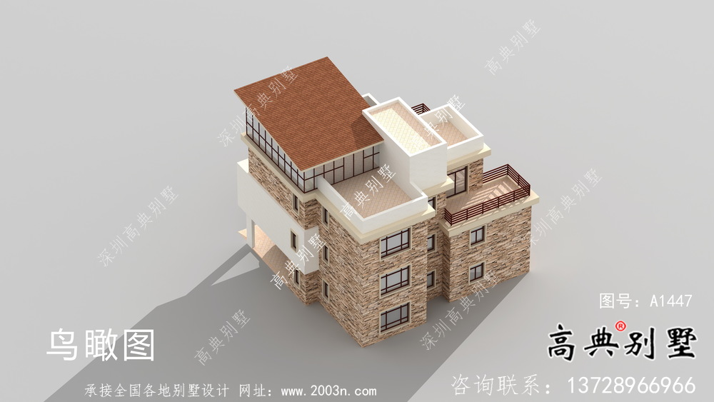 精美大氣的現代簡約風格別墅設計效果圖