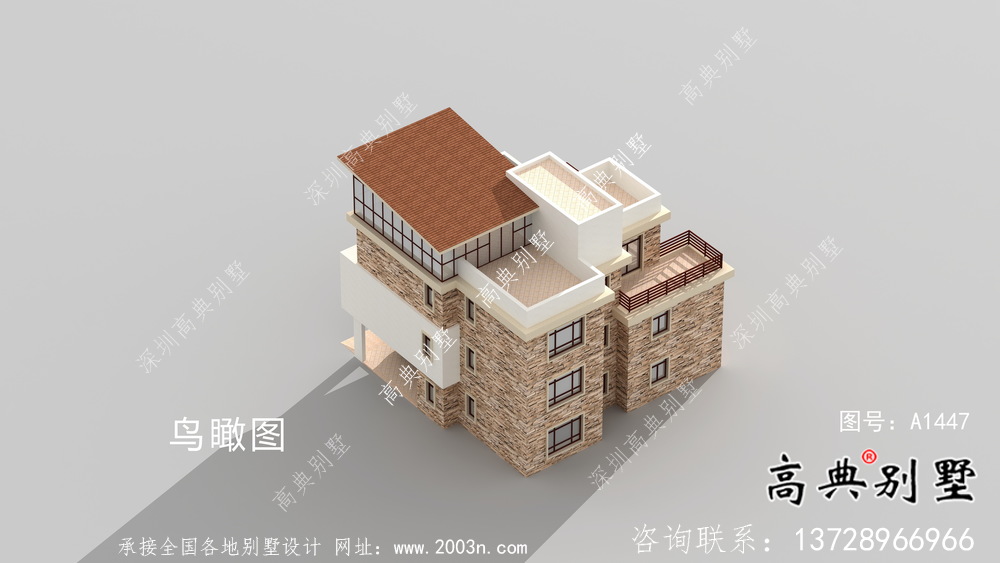 精美大氣的現代簡約風格別墅設計效果圖