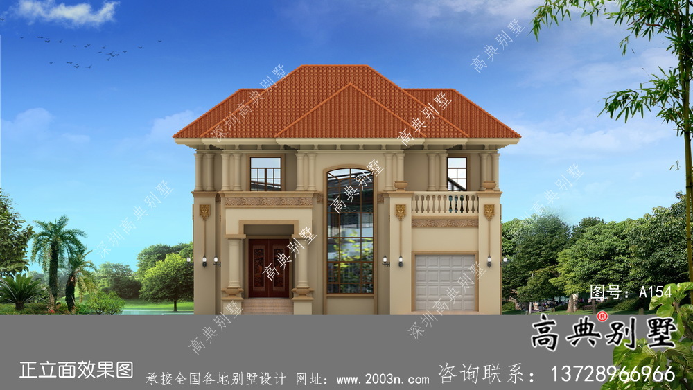 農村二層歐式別墅全套設計圖