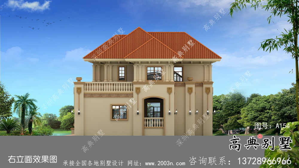 農村二層歐式別墅全套設計圖