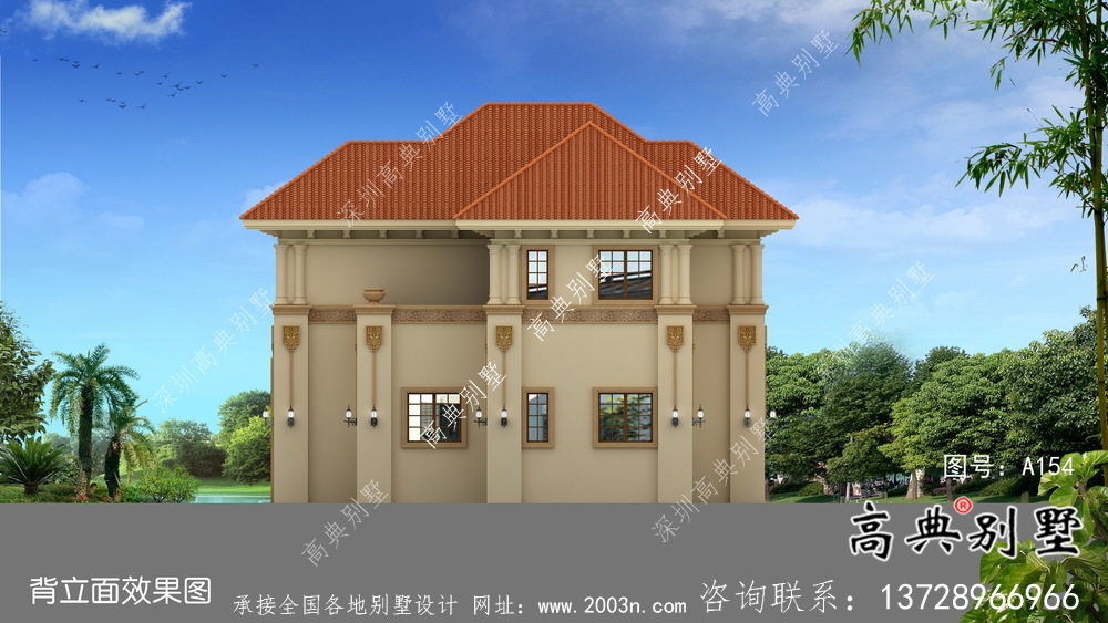 農村二層歐式別墅全套設計圖