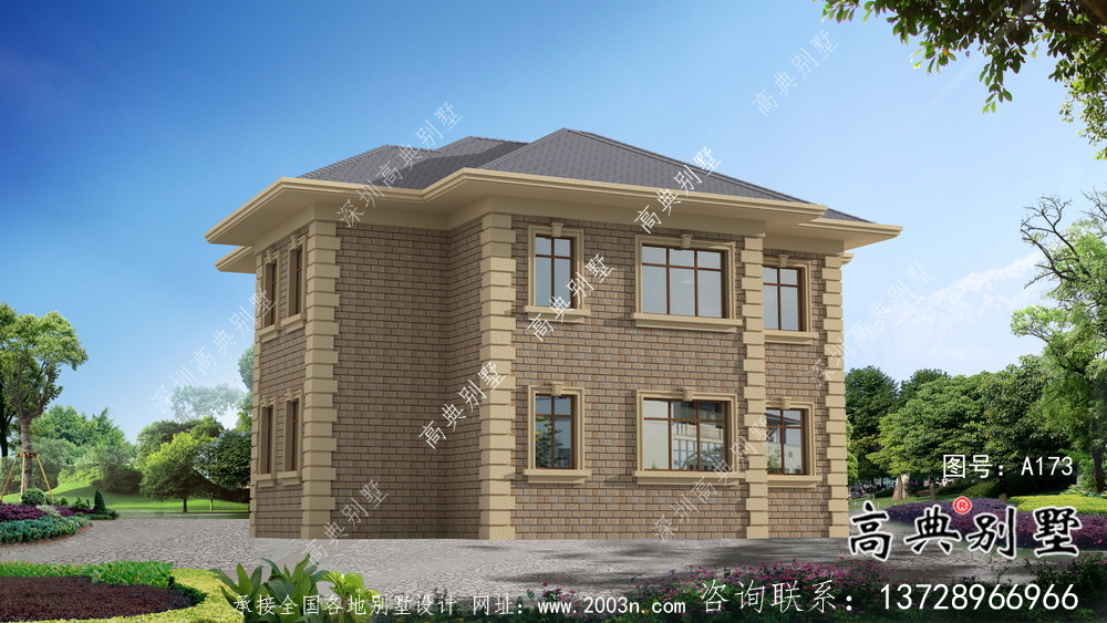 歐式風(fēng)格，法式風(fēng)格新農(nóng)村別墅設(shè)計圖