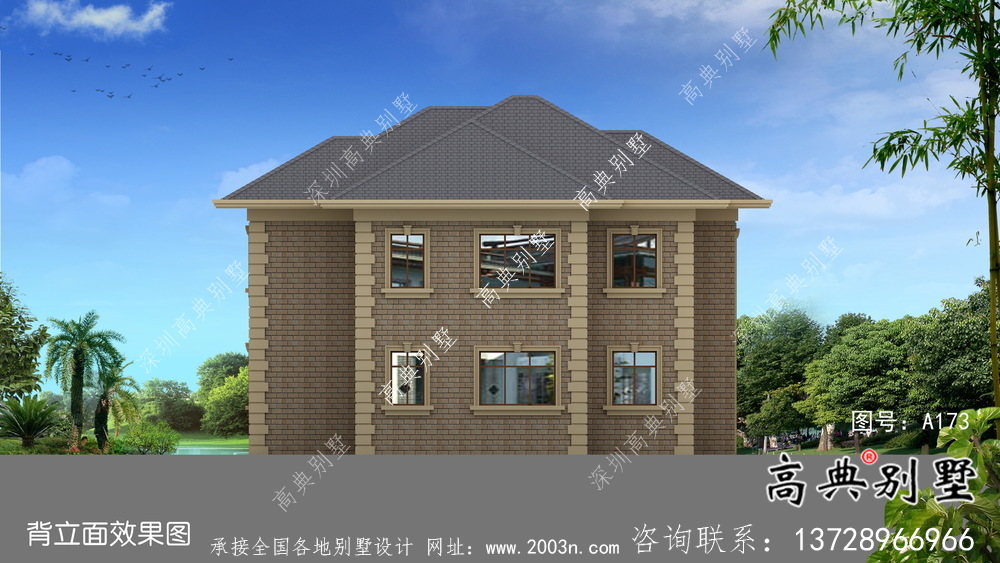 歐式風(fēng)格，法式風(fēng)格新農(nóng)村別墅設(shè)計圖