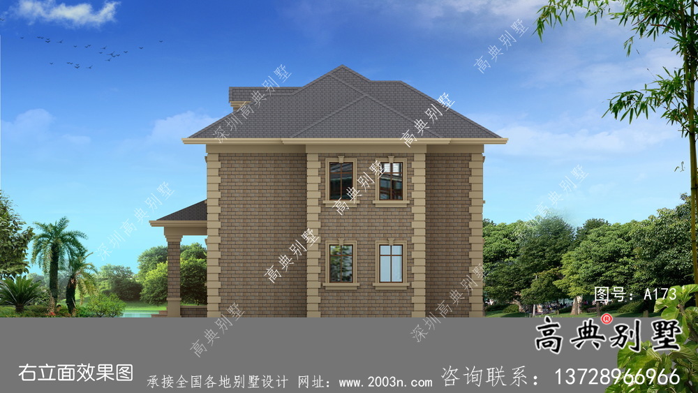 歐式風(fēng)格，法式風(fēng)格新農(nóng)村別墅設(shè)計圖