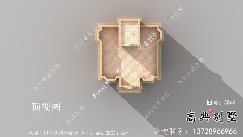 農村五層歐式別墅自建全套施工效果圖