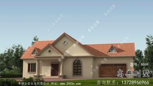 經(jīng)典美式別墅戶型設計圖+效果圖