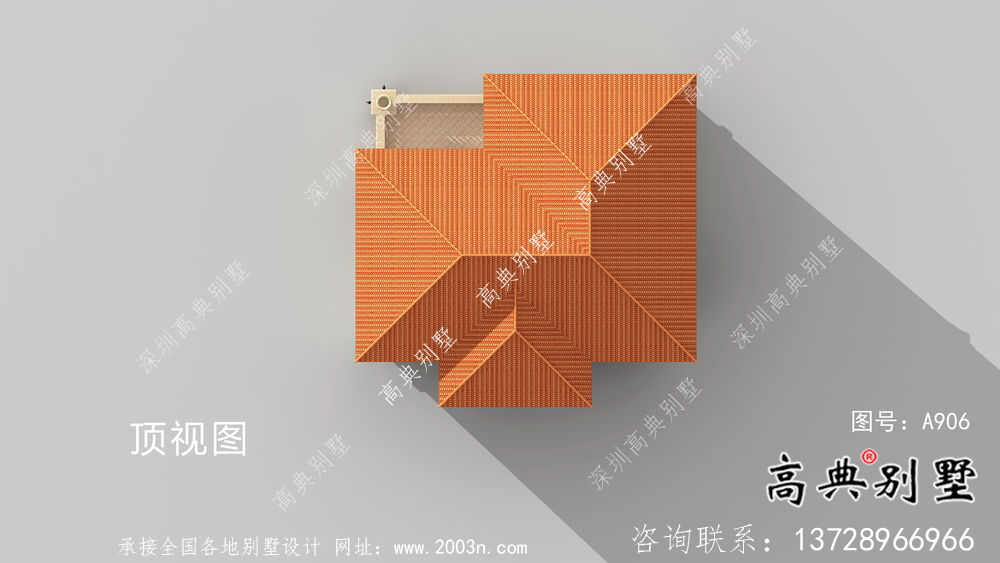 意大利風格舒適私人別墅設(shè)計圖，效果圖