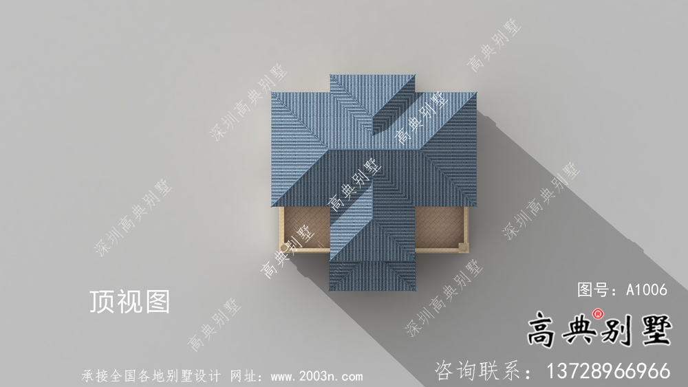 二層簡單歐式別墅設計圖紙及效果圖