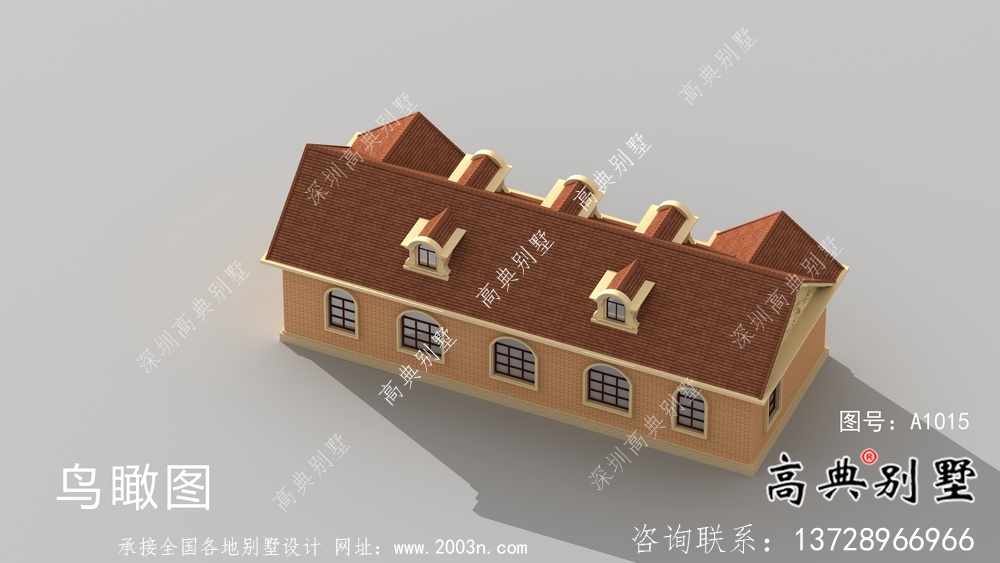 一層歐式農村別墅整套設計工程圖紙