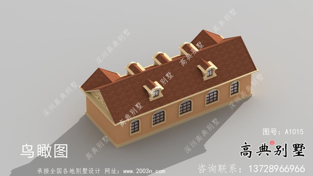一層歐式農村別墅整套設計工程圖紙