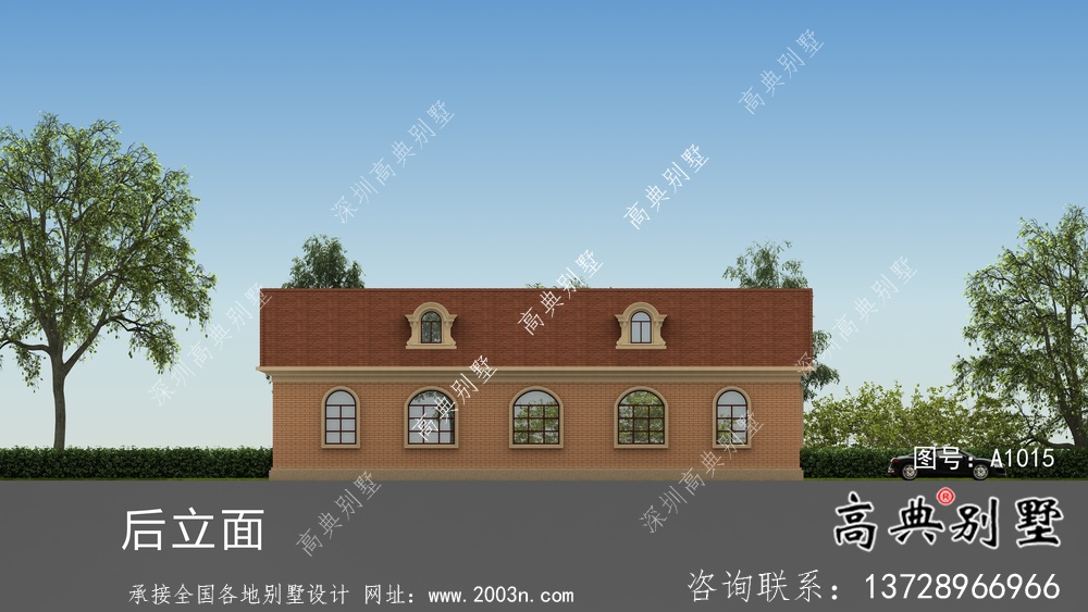 一層歐式農村別墅整套設計工程圖紙
