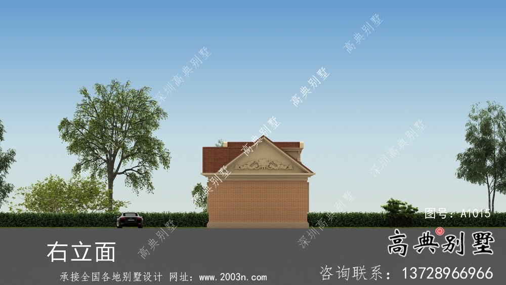 一層歐式農村別墅整套設計工程圖紙