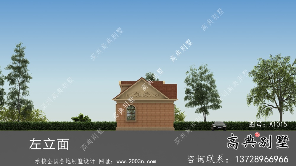 一層歐式農村別墅整套設計工程圖紙
