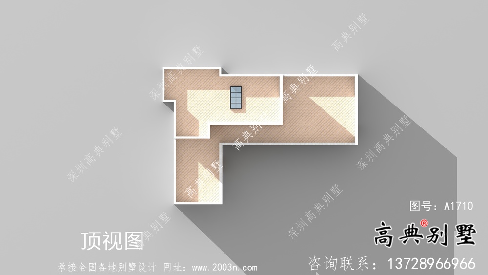 現代二層自建別墅外觀設計效果圖