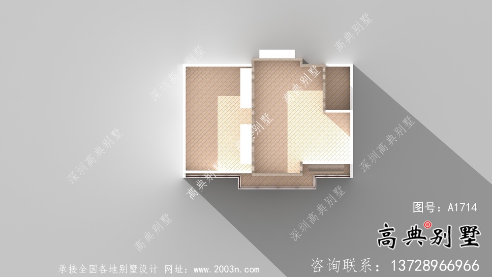 四層現代簡約別墅設計圖紙及效果圖