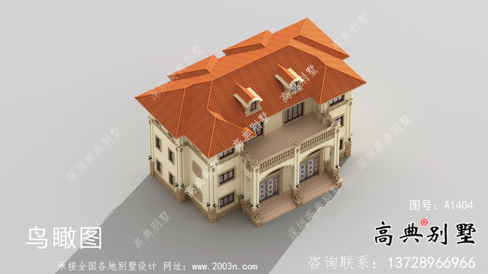 實用三層農(nóng)村雙拼別墅設(shè)計圖