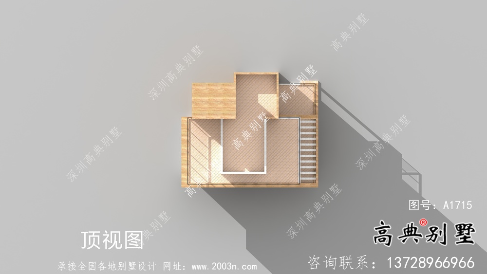 農(nóng)村四層大氣現(xiàn)代風(fēng)別墅設(shè)計圖紙
