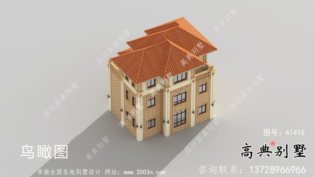 別致大方意大利風格農村住宅設計圖