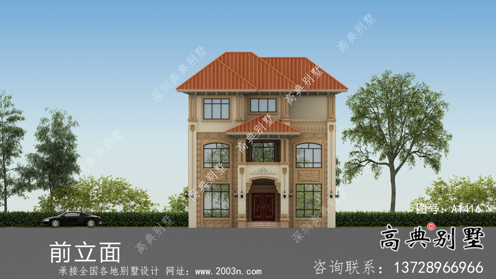 別致大方意大利風格農村住宅設計圖