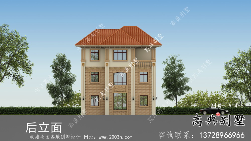 別致大方意大利風格農村住宅設計圖