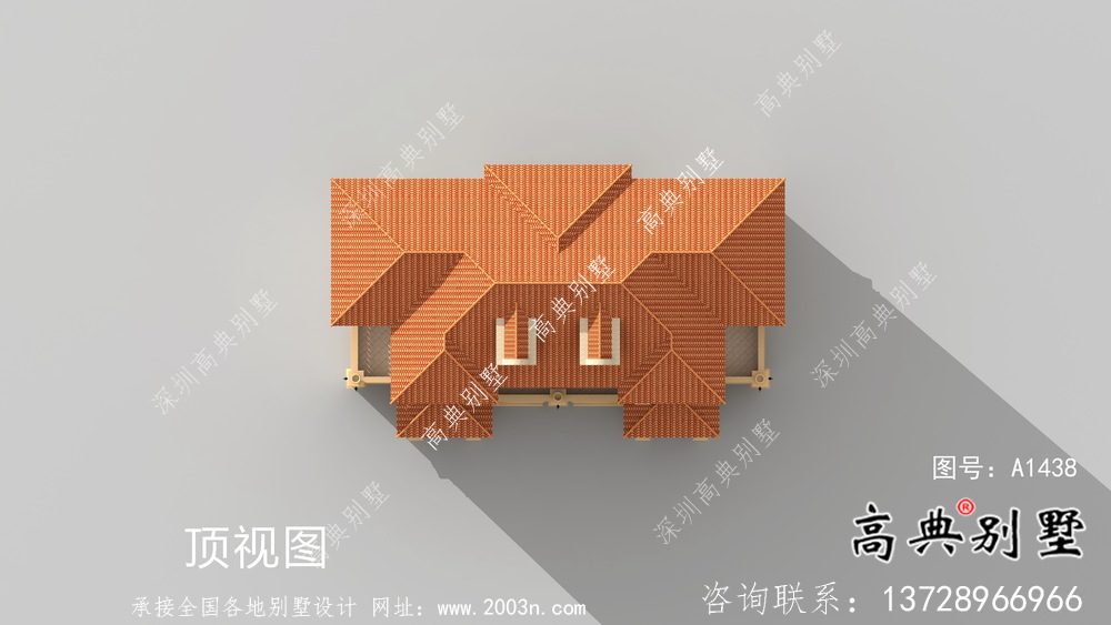 農村歐式風格，意大利風格雙拼別墅設計圖