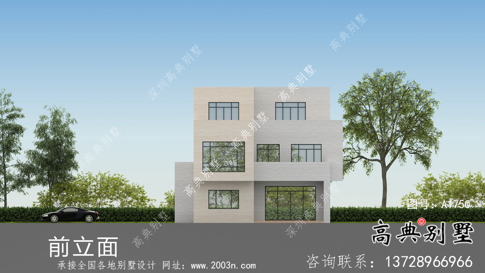 清新簡約的現(xiàn)代風(fēng)格別墅設(shè)計(jì)詳圖