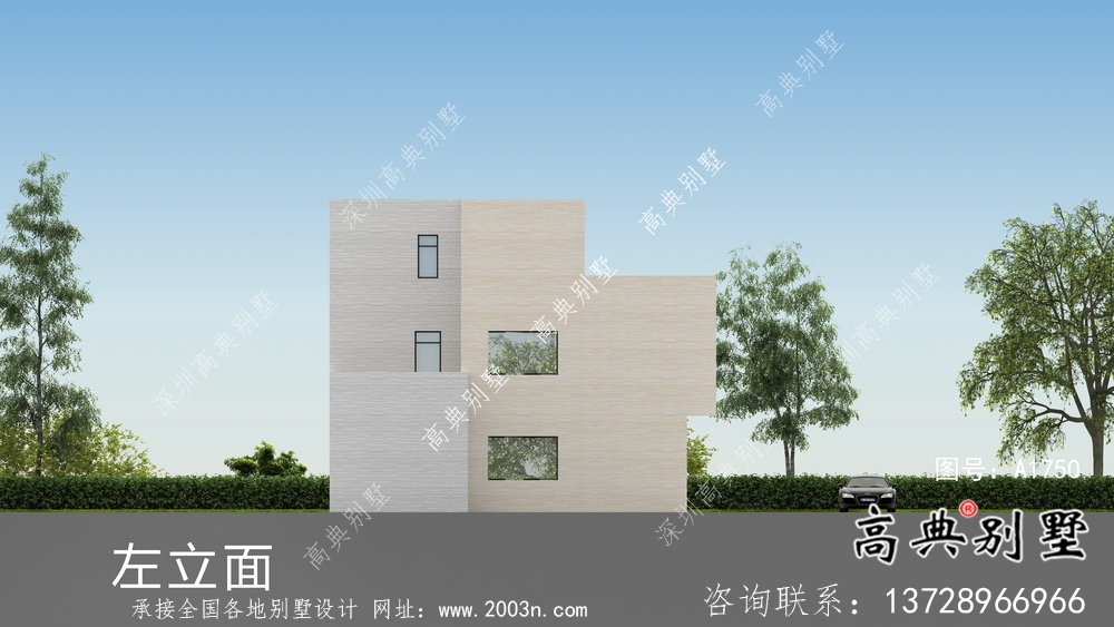 清新簡約的現(xiàn)代風(fēng)格別墅設(shè)計(jì)詳圖