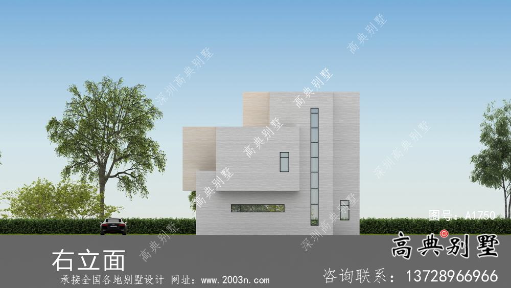 清新簡約的現(xiàn)代風(fēng)格別墅設(shè)計(jì)詳圖