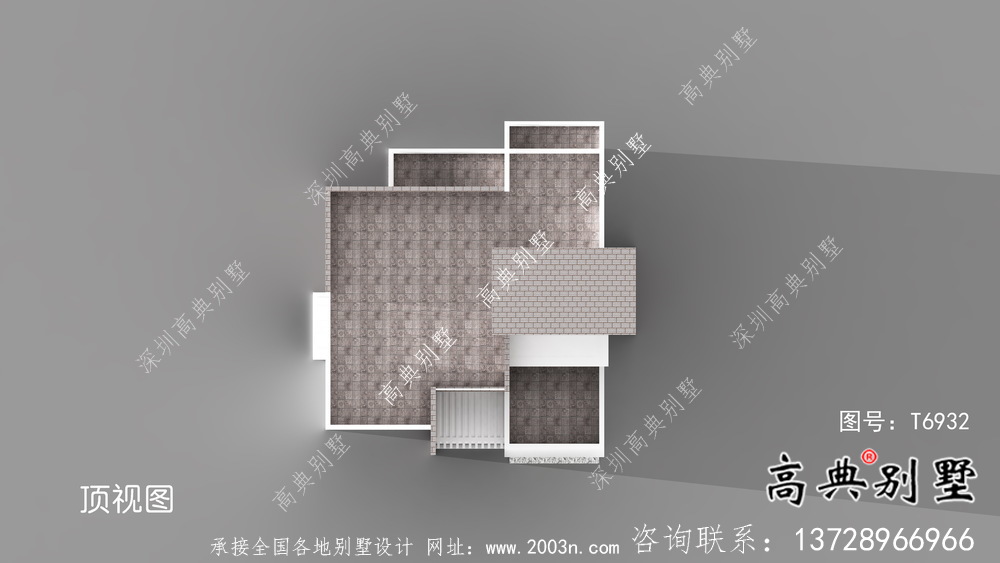 實用美觀二層新型現代風格農村別墅帶車庫