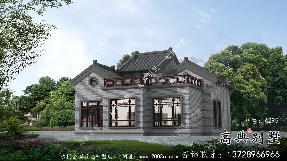 單層實(shí)用多功能休閑別墅建筑圖紙