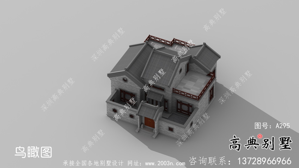 單層實(shí)用多功能休閑別墅建筑圖紙