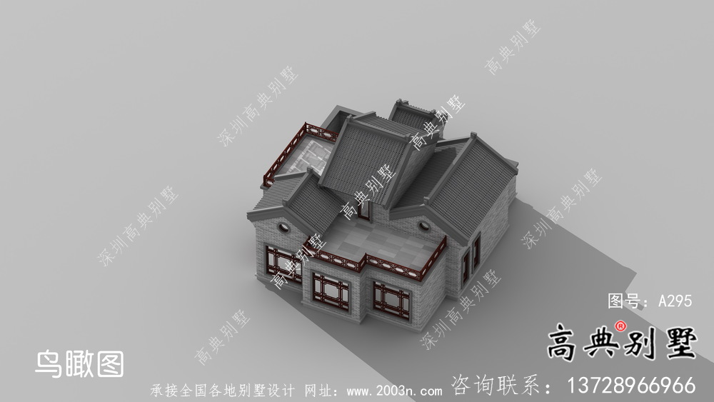 單層實(shí)用多功能休閑別墅建筑圖紙