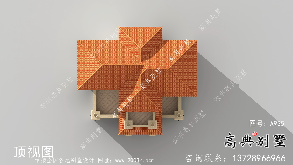 復式四層歐式別墅設計圖紙及施工圖紙