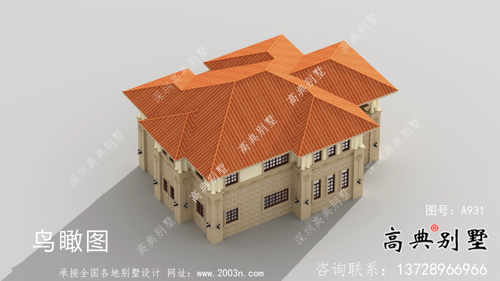 兩層農村意大利風格住宅設計圖包括結構圖