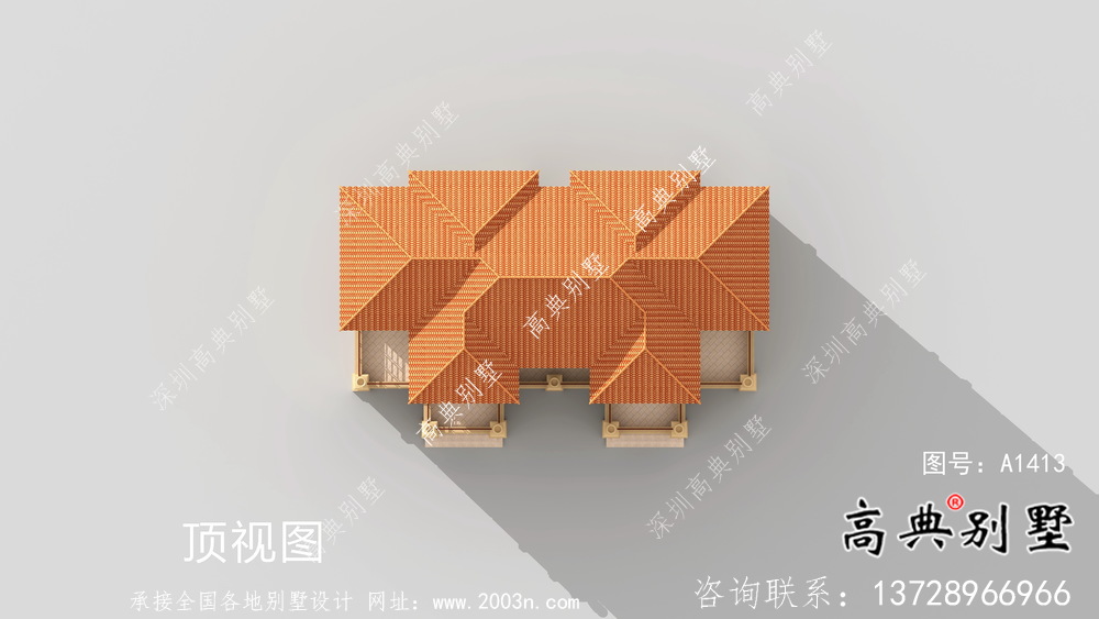 大氣兩層雙拼歐式別墅設計圖紙全套